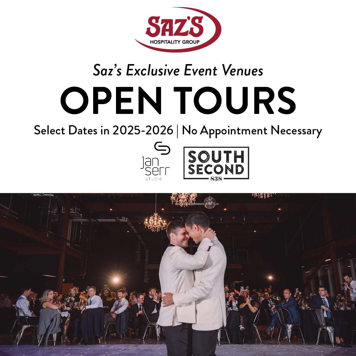 Saz’s Open Venue Tours