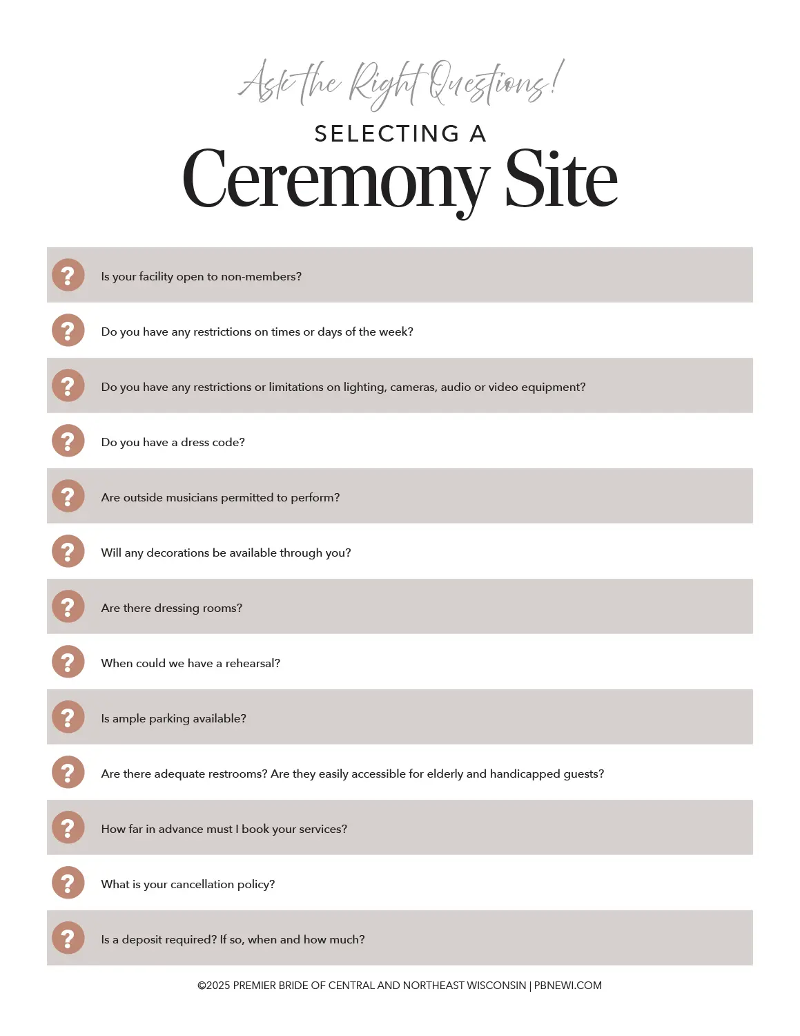 Ask the Right Questions