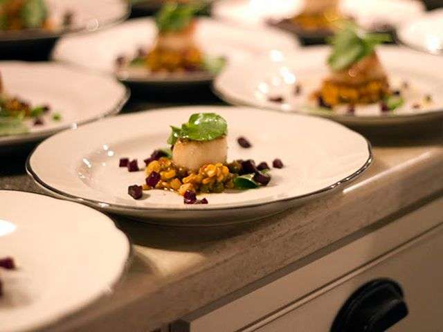 Chef Feker Catering Plated small plates by Chef Feker Catering