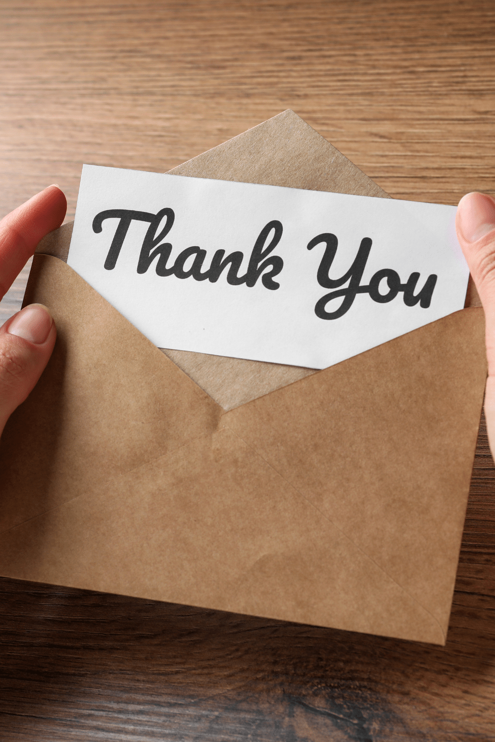 Writing thank you cards for wedding gifts