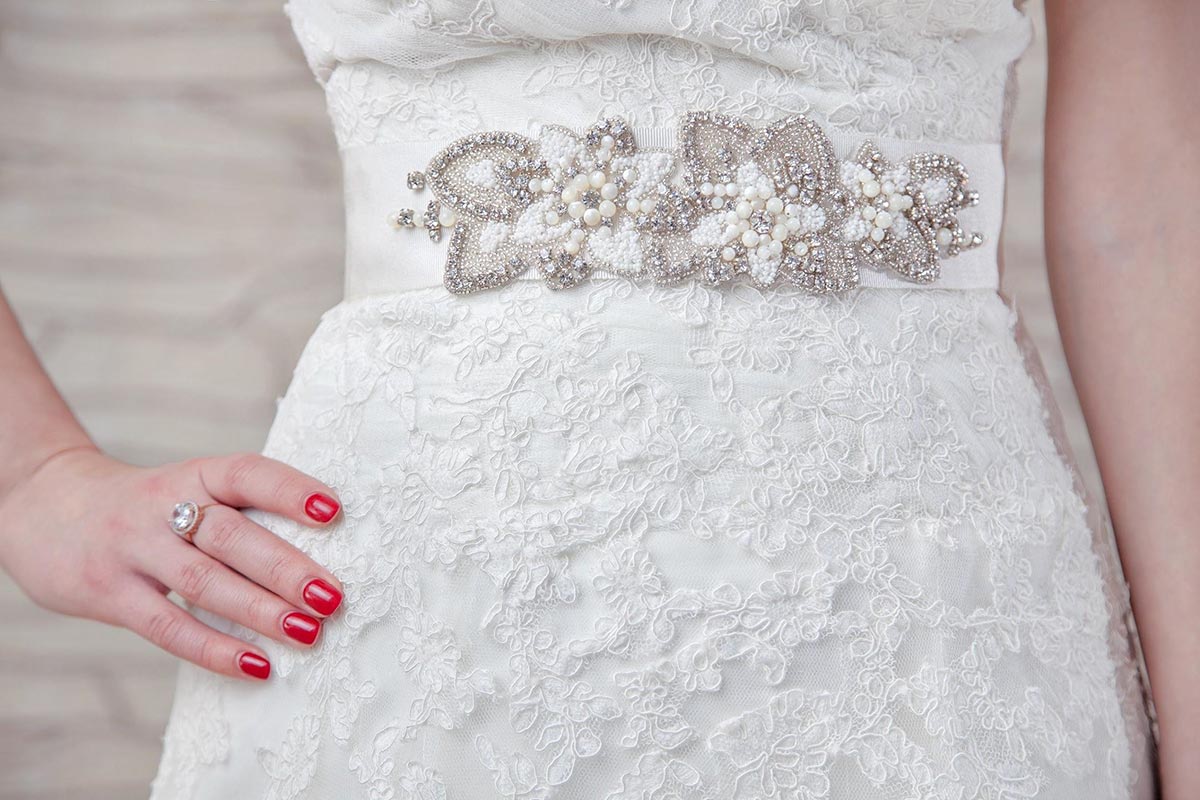 Add sparkle with a belt