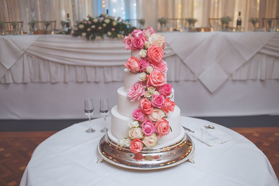Classic White Wedding Cake