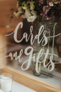 Wedding sign for cards and gifts. Wedding sign for cards and gifts.