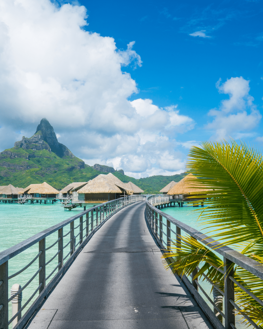 Over water bungalows in Bora Bora, honeymoon destination. Over water bungalows in Bora Bora, honeymoon destination.