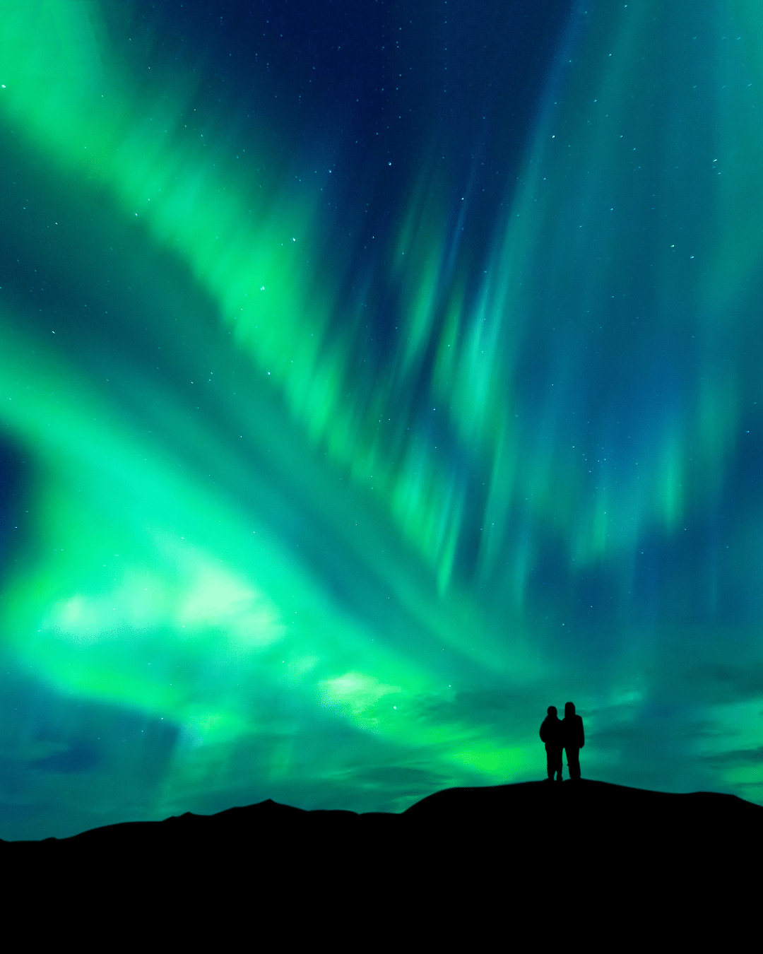 Northern Lights in Iceland on honeymoon Northern Lights in Iceland on honeymoon