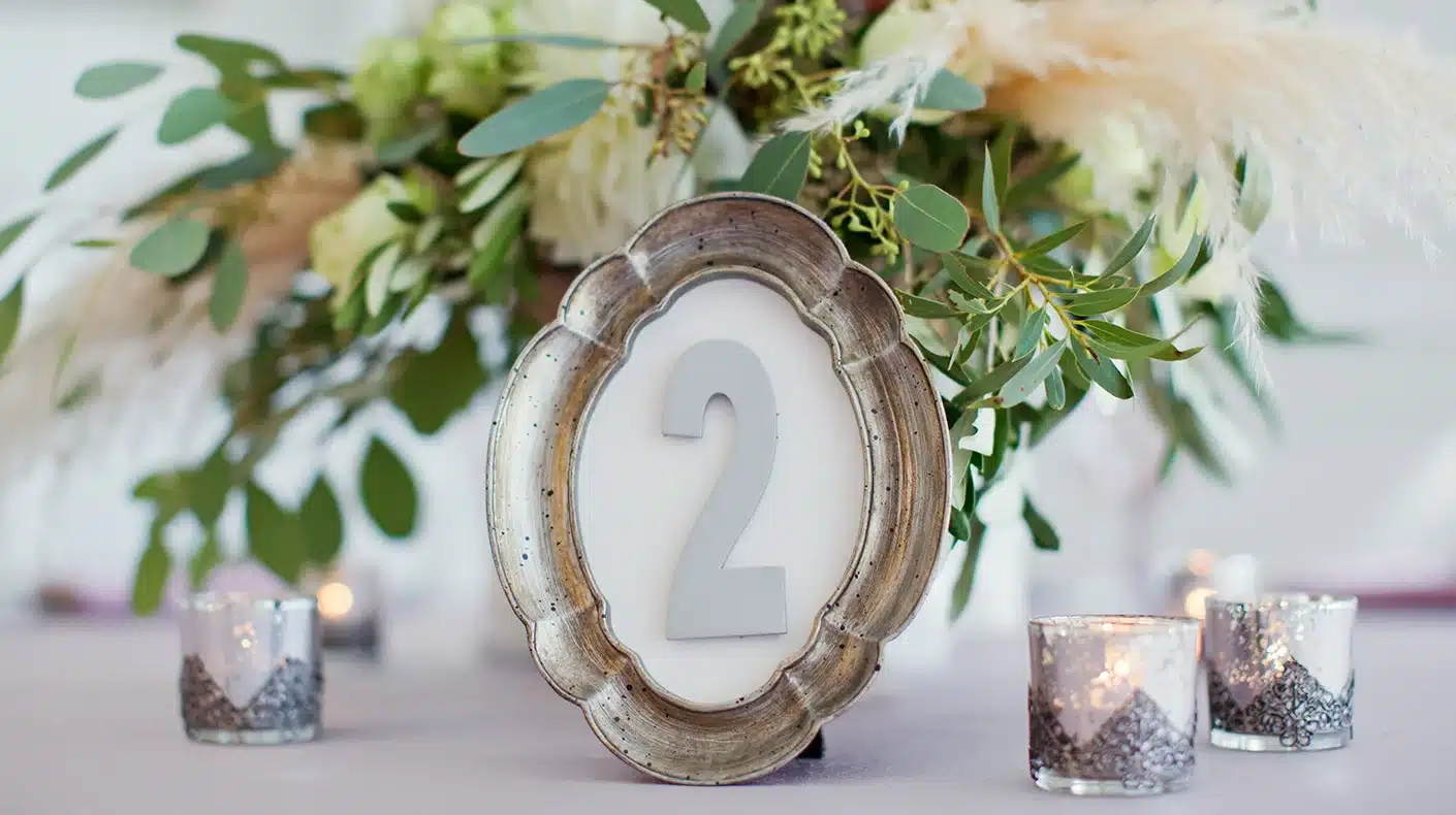 Thrifted Wedding Decor, Picture Frame as Table Numbers Thrifted Wedding Decor, Picture Frame as Table Numbers