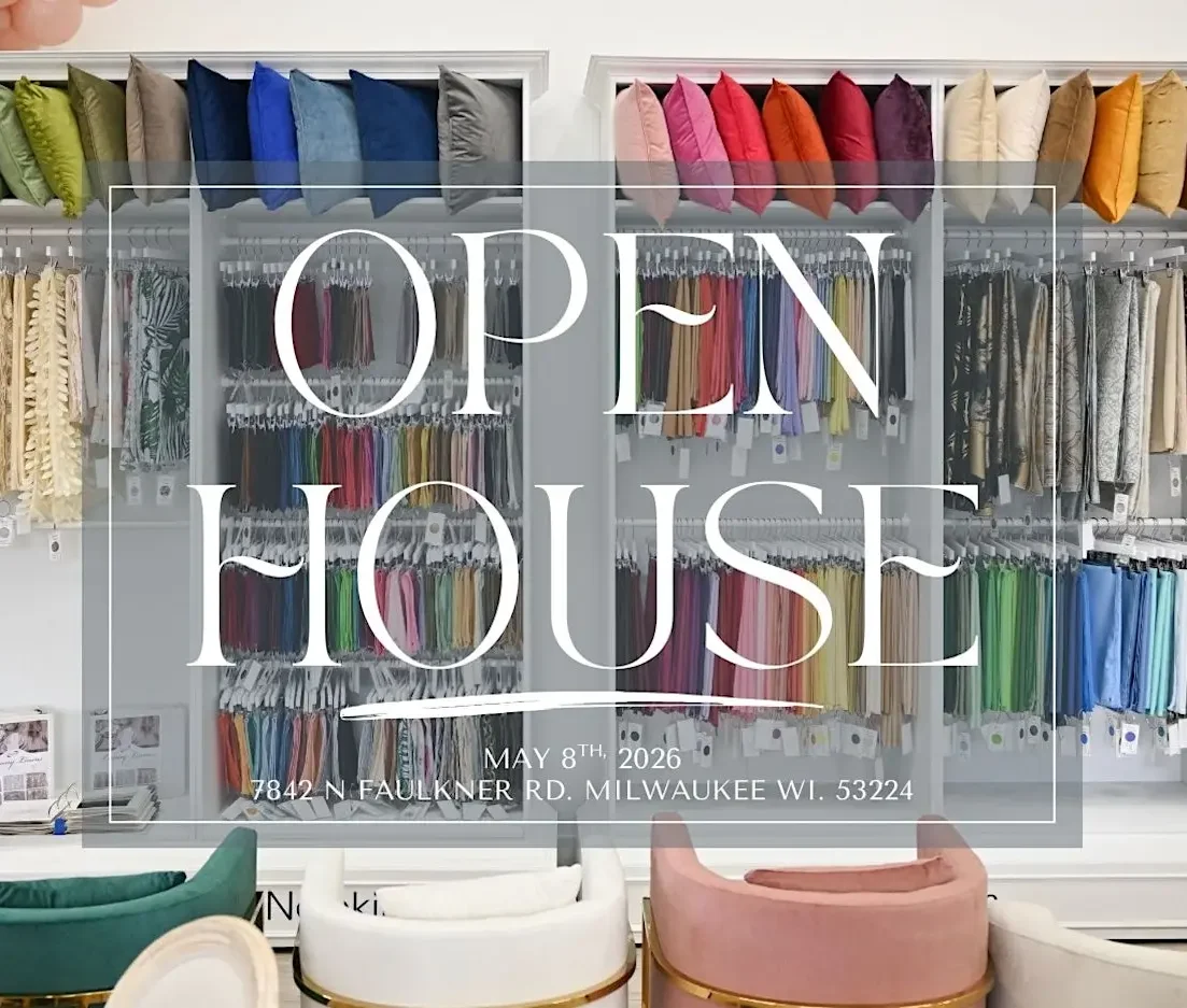 Ambrosia Events open house at their new showroom for wedding decor and rentals.