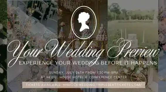 Your Wedding Preview at Heidel House - Bridgerton Event