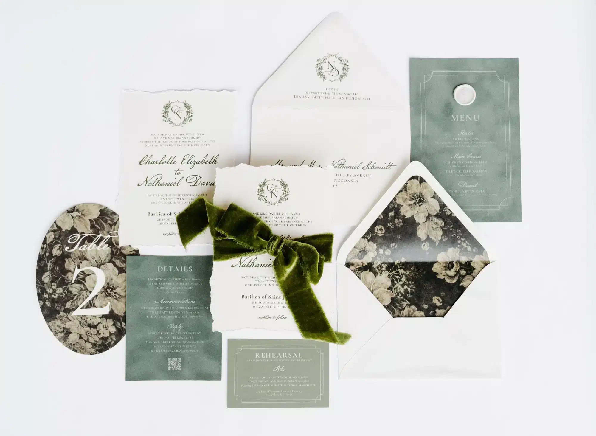 A Clean & Timeless Wedding Inspiration at Gather at Deer District