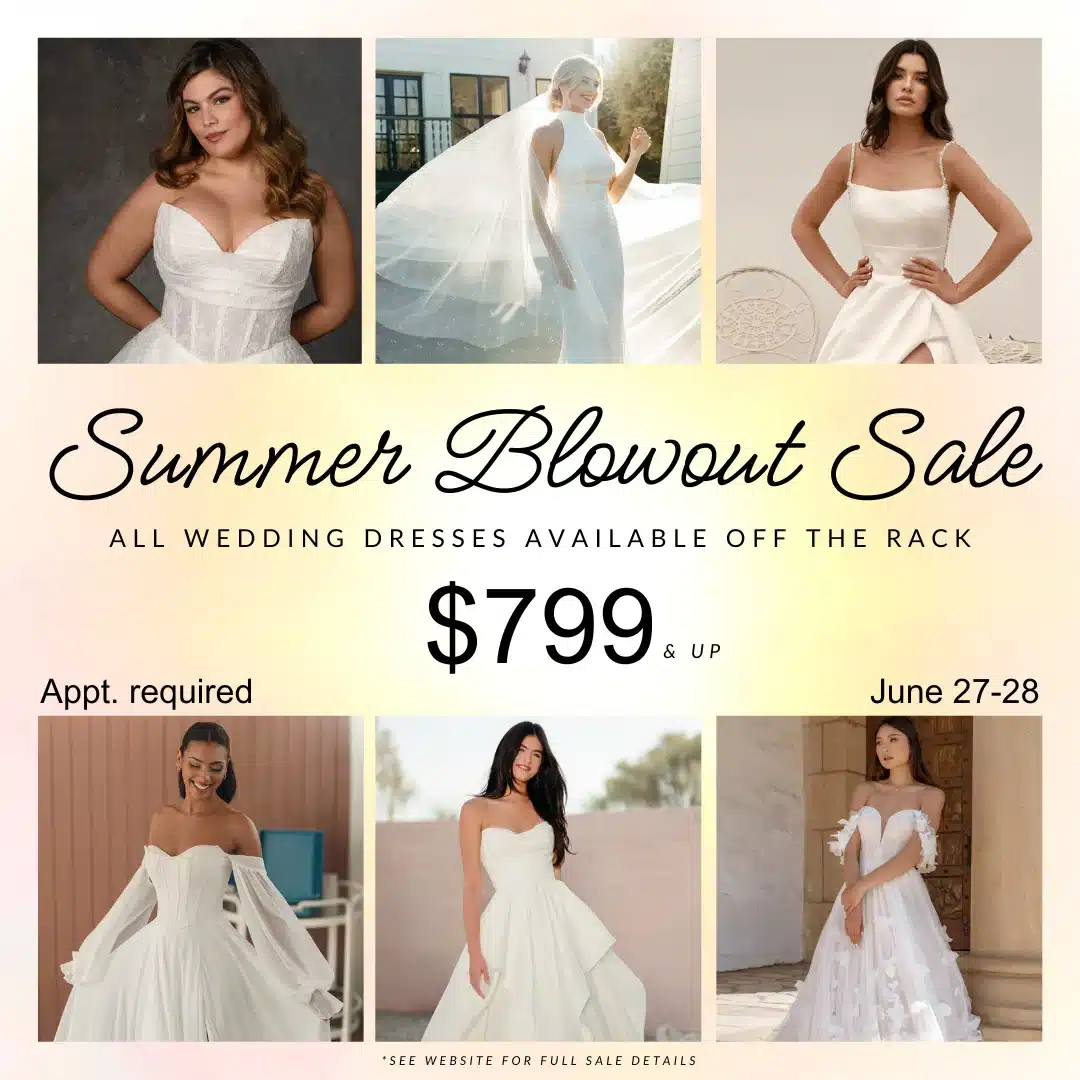 Eva’s Bridal Summer Blowout Sale