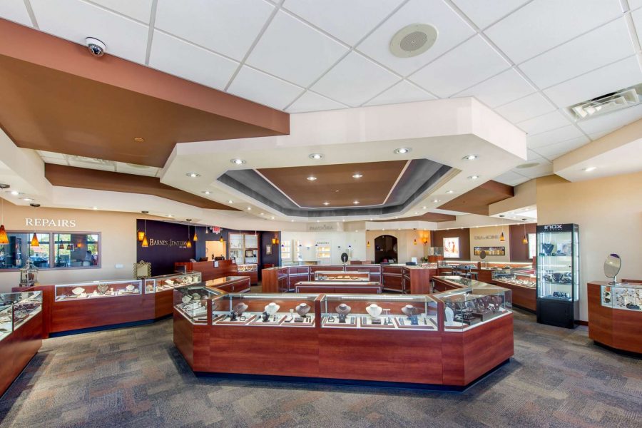 Interior image of Barnes Jewelry Store