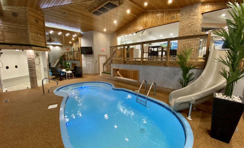 Swimming Pool Suite at Sybaris in Mequon, WI
