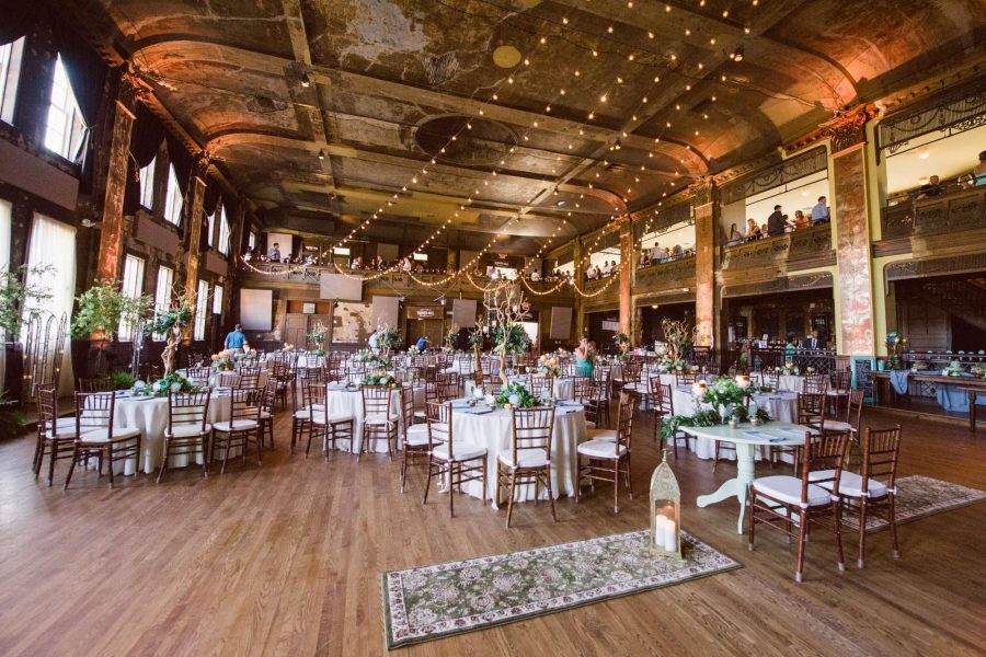 Wedding reception at Milwaukee's historic Turner Hall Ballroom
