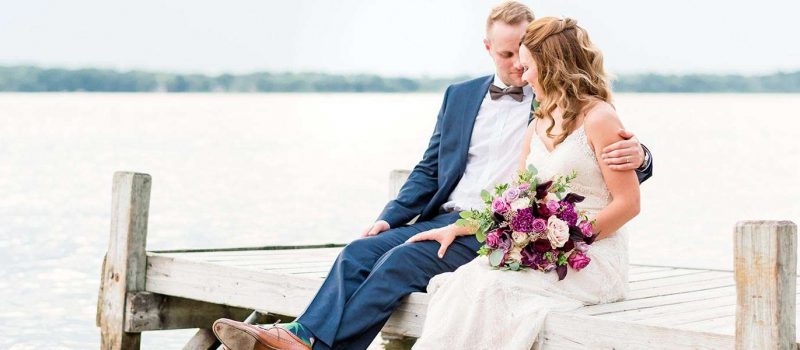 Anna and Chad marry at Seven Seas on Lake Nagawicka in Delafield WI