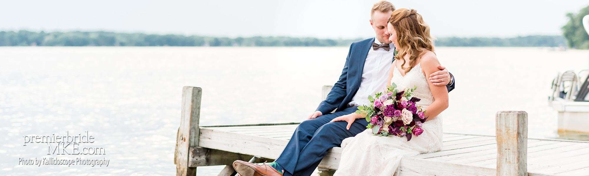 Anna and Chad marry at Seven Seas on Lake Nagawicka in Delafield WI