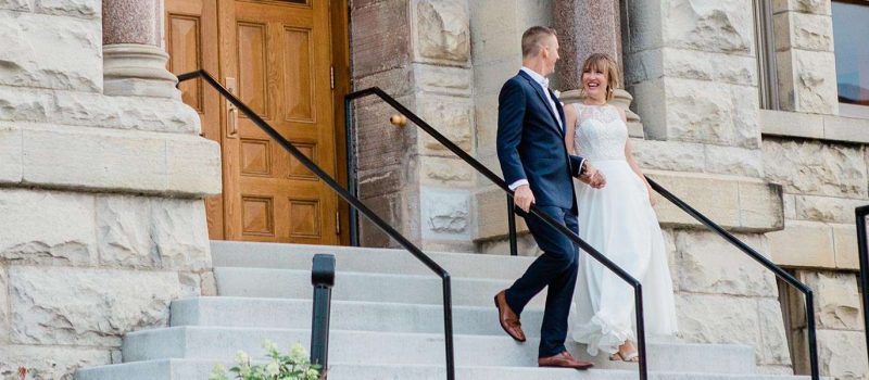 Haylie and Andy marry at Historic Courthouse 1893 in Waukesha