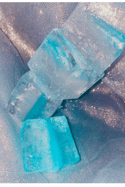 Blue ice with sparkles by LushICE