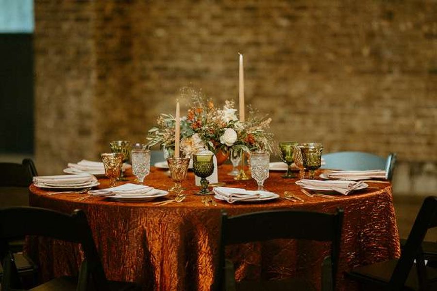 Elegant tablescape at the Gage