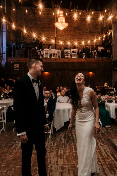 Pure happiness as this bride and groom enjoy their big day.