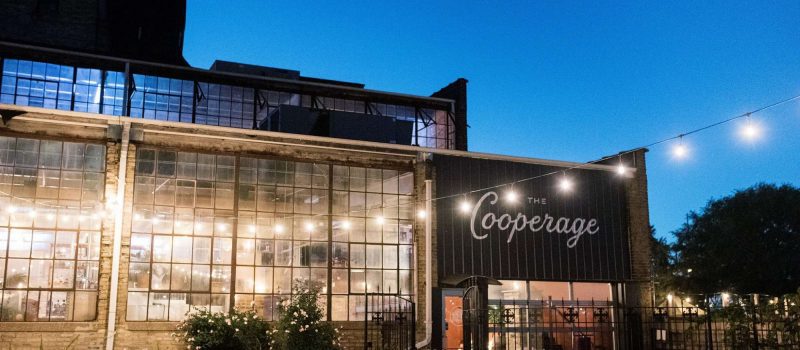 The exterior of the Cooperage