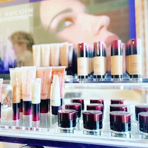 Kevyn Aucoin cosmetics Display at the Mayhouse Collection