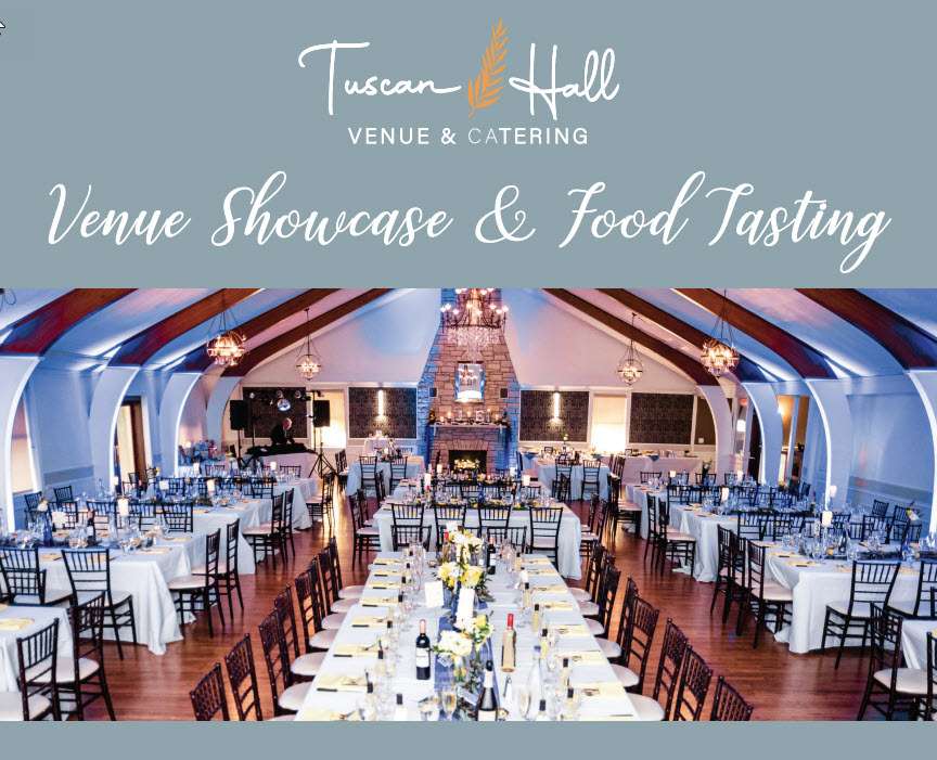Dinning area at Tuscan Hall for Food Tasting