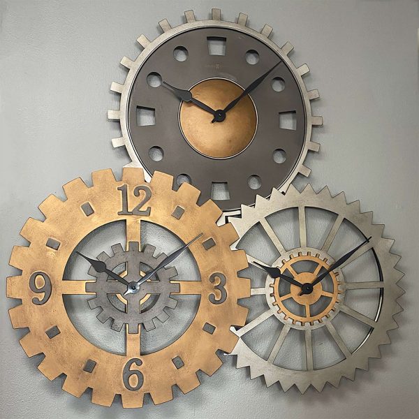 Gears on wall at Paul's Jewelers